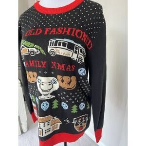 National Lampoons Christmas Vacation Sweater Old Fashioned Xmas M